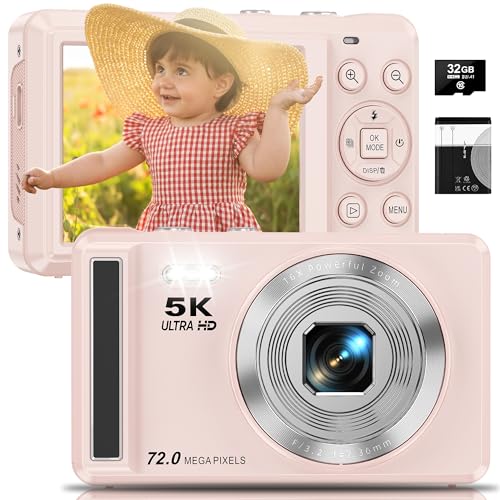 SK 5K Ultra HD デジタルカメラ ピンク SK 5K Ultra HD デジタルカメラ ピンク